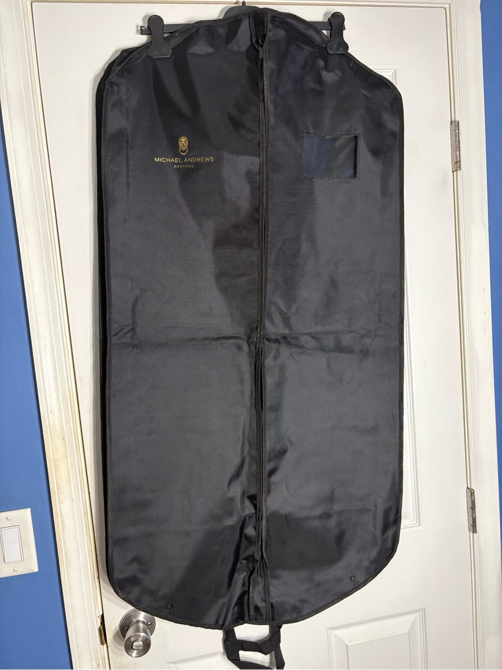 Black Men’s Garment Bag - Travel Suit Protector